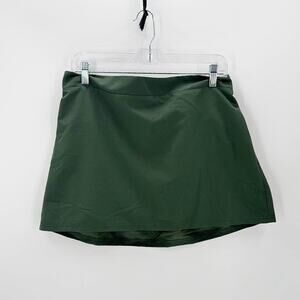 Kona Sol swim skort and swimsuit bottoms size L green pool lake beach